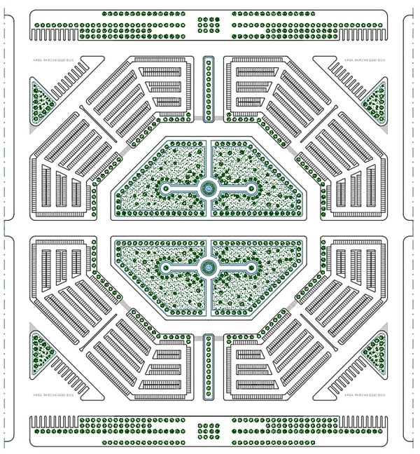   محوطه سازی و زیبایی شناسی پارکینگ عمومی